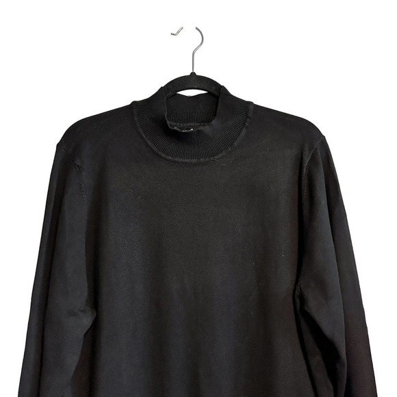 Wool City Classic Black Mock Neck Sweater NWT Size XXL - Picture 3 of 8
